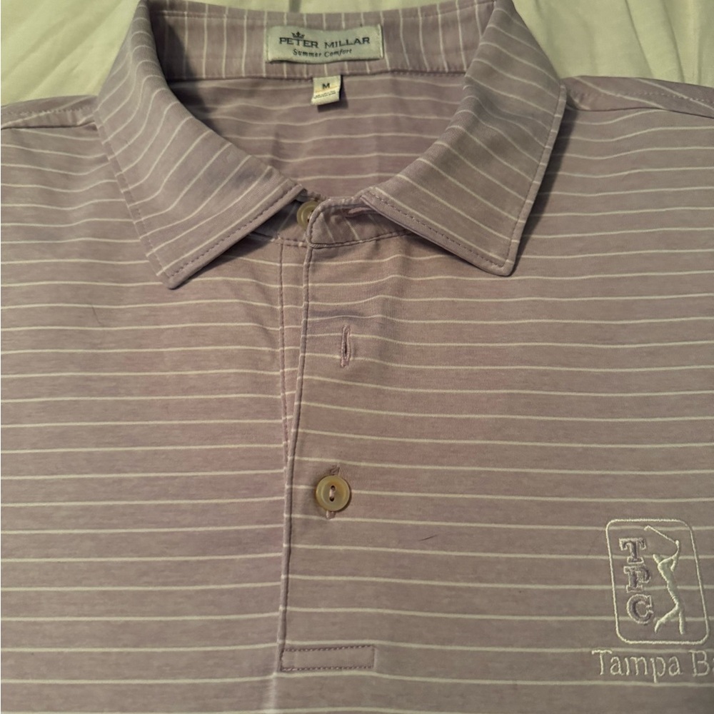 Men’s Golf shirt. Peter Miller summer comfort golf shirt Size M